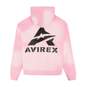 เสื้อฮู้ดซิปเต็มตัวผู้ชาย ผ้าฝ้ายฟลีซ 100% โลโก้แบบดิสเทรส สตรีทแวร์ ปักลายตามสั่ง - Product Image 3