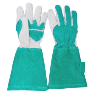High Quality Heavy Duty Tig Welding Work Gloves Reinforced Cowhide Split & Grain Leather <b>Cuff</b> Palm Hand <b>Arm</b> Safety Gloves - Product Image 5