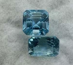 Piedra Preciosa Suelta de Aguamarina Azul Natural Santa María, Piedra de Aguamarina Premium para Joyería, Anillos, Colgantes, Precio de Fábrica - Product Image 1