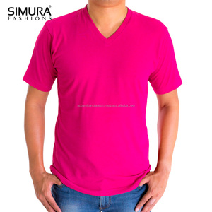 เสื้อยืดคอกว้างผู้ชาย SIMURA ผ้าฝ้าย 100% ระบายอากาศได้ดี ทรงปกติ สวมใส่สบายๆ สำหรับผู้ใหญ่ - Product Image 2