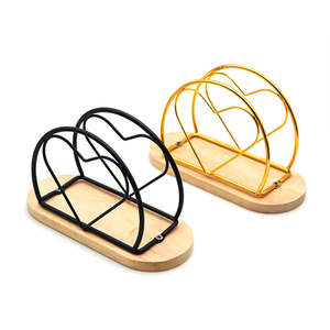 Modern Style Stainless Steel Tabletop Napkin <b>Tissue</b> <b>Holder</b> Eco-Friendly the FASHION CRAFT TFC 150 for <b>Kitchen</b> Restaurant Wedding - Product Image 3