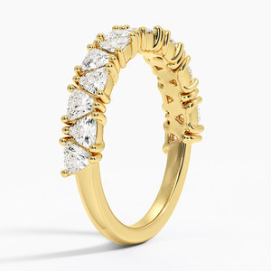 Anillo de Diamantes con Corte Trillón y Engaste Completo de Diamantes - Product Image 1