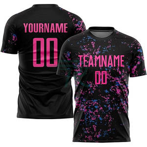 Fabricante de Camisetas de Fútbol de Alta Calidad, Logotipo Bordado Personalizado, Malla Transpirable, Jersey de Fútbol - Product Image 2