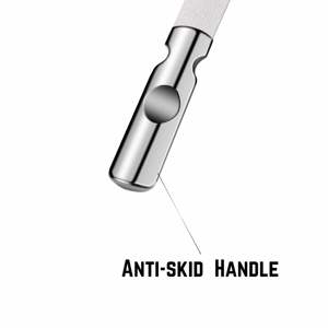 Lime à ongles double face en acier inoxydable durable de 3,7 pouces pour manucure et pédicure des ongles des mains et des pieds - Product Image 5