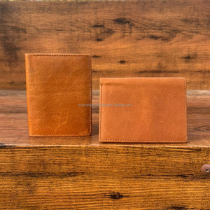 100% sacs à main pour hommes en cuir véritable avec poche à monnaie zippée personnaliser logo hommes portefeuille et porte-cartes portefeuilles en cuir hommes - Product Image 3