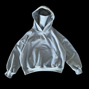 Sudadera con capucha extragrande para hombre, de primera calidad, 400 g/m², con estampado personalizado integrado, antipilling, 100 % algodón, OEM - Product Image 2