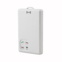 GPS ID002 4G LTE Kartu ID Pintar Pelacak GPS dengan SOS Walkie Talkie
