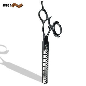 Left-Handed 5-Inch Japanese Steel Hair Scissors 440C Stainless Steel Blade Sharp Tip Polished Finish for Barber Use Hair Styling - Product Image 3