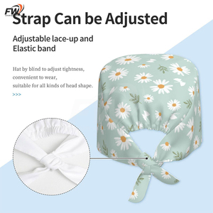 Gorros Quirúrgicos Suaves de Algodón de Alta Calidad con Cordón para Cabello Largo, Gorros Sanitarios para Enfermería, para Hombres y Mujeres, Cirujanos Dentales, Chefs y Personal Médico - Product Image 5