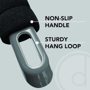 Spatola grigia per porta doccia e parabrezza auto con 2 lame di ricambio in silicone extra e manico in schiuma - Product Image 5