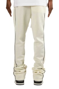 Pantalones Apilados Estilo Urbano con Puños en los Tobillos, Pantalones Deportivos Apilados de Vanguardia, Ropa Urbana Moderna - Product Image 2