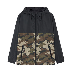 Chaqueta de Nailon con Logotipo Bordado Personalizado, Cortavientos, con Contraste de Color, Diseño de Parches, Ligera e Impermeable - Product Image 2