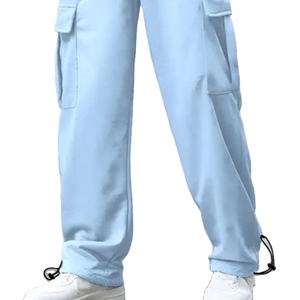 กางเกงวิ่งขายาวสำหรับผู้ชายทรงหลวมโอเวอร์ไซส์โลโก้ตามสั่ง - Product Image 1