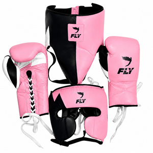 Conjunto de Boxeo Personalizado, Guantes de Boxeo de Cuero Vacuno, Protector de Cabeza, Protector Inguinal, Equipo de Entrenamiento Profesional, Venta al Por Mayor OEM - Product Image 4