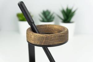 แท่นวางปากกาไม้แบบสั่งทำพิเศษสำหรับของขวัญองค์กร - Product Image 6