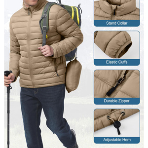 Chaqueta Acolchada para Hombre al por Mayor, Multicolor, Ligera, Impermeable, Ecológica, Transpirable, 100% Poliéster, Chaquetas Acolchadas de Invierno - Product Image 5
