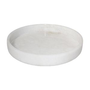 Elegant Oblong Marble <b>Tray</b> with Scalloped Edges for Displaying Jewelry Perfume or Serving <b>Snacks</b> latest - Product Image 3