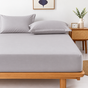 Draps-housses et taies d'oreiller unis, teints, toutes saisons, pour un mobilier de lit moderne - Product Image 2