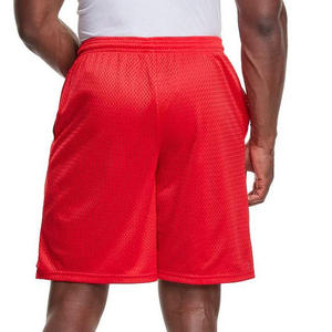 Short de sport respirant en maille tricotée bleu clair avec poche latérale, qualité supérieure, taille élastique, pour homme - Product Image 4
