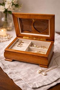 <b>Decorative</b> Modern Eco-Friendly Wooden Jewelry Organizer <b>Box</b> Handmade Hand Carved Intricate Wood Carving <b>Storage</b> Case <b>for</b> Women - Product Image 6