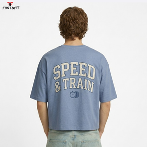 Nueva Llegada 2026 Camisetas Deportivas Personalizadas al por Mayor, Camisetas Oversize para Hombre, 100% Algodón, Impresión en Serigrafía de Alta Densidad - Product Image 6