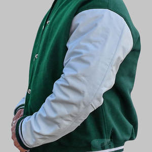 แจ็กเก็ตเลตเทอร์แมนเสื้อแขนยาวหนังแท้สำหรับผู้ชายเสื้อแจ็คเก็ตแบบเท่ๆมีสไตล์สำหรับฤดูหนาว - Product Image 6