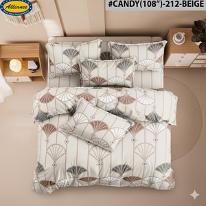 Ensemble de draps de luxe imprimés pour hôtel, taille King, en microfibre 400TC, toutes saisons, avec drap plat et drap-housse - Product Image 4