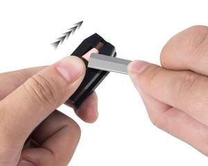 4 in 1 Duckbill Microblading Eyebrow Pencil <b>Sharpener</b> Lightweight Black Plastic PMU <b>Tool</b> - Product Image 5