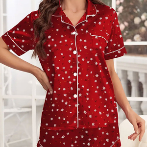 Ensemble de pyjama 100 % coton pour femme, vêtements de nuit tendance, option logo sur le devant, design personnalisable, respirant, vêtements de nuit pour la maison, fabriqué au Pakistan - Product Image 3