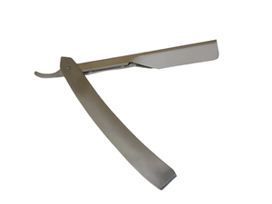 ที่ใส่ใบมีดโกนแบบตรงสำหรับมืออาชีพ ครึ่งใบมีด สแตนเลสสตีล อุปกรณ์โกนหนวดสำหรับร้านตัดผม  ปรับแต่งโลโก้ได้ เลือกสีได้ - Product Image 5