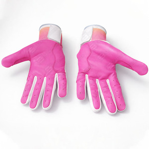 Gants de baseball en cuir robustes les plus vendus Options de taille de couleur personnalisées-Tailles pour jeunes adultes pour l'entraînement au bâton sportif - Product Image 3