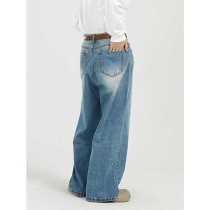 Pantalones Vaqueros de Mezclilla para Hombre, Corte Ajustado, Hechos a Medida, Nuevo Estilo, Diseño Lavado, Fabricante OEM - Product Image 2