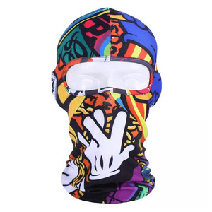Masque de ski Y2K à double couche entièrement ouvert, cagoule tricotée pour sports d'hiver, ski, cyclisme, temps froid, personnalisable - Product Image 4