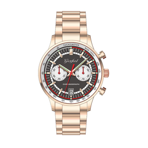 Luxury Fashion Business GFL-ZM122G Custom Own Brand Quartz <b>Watches</b> Stainless steel <b>case</b> Japan movement - Product Image 6