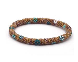 Bracelet tendance pour femmes Ahana, perles de verre faites à la main, de qualité supérieure, personnalisées, multicolores, dernières tendances - Product Image 1