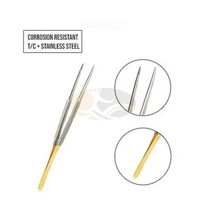 Micro Surgery Set Professional <b>Tungsten</b> Carbide Tipped Needle Holder and Precision Microsurgical Scissors Kit High Accuracy - Product Image 4