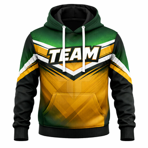 Sweat à capuche thermique en molleton 100 % coton, 320 g, imperméable, avec fermeture éclair intégrale YKK en métal, certifié GOTS, durable et écologique - Product Image 1