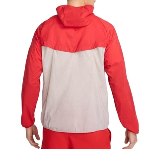 Ensemble coupe-vent décontracté d'hiver en polyester-coton avec demi-fermeture éclair, séchage rapide, pour hommes, avec logo personnalisé, couleurs sur mesure et impression numérique - Product Image 3