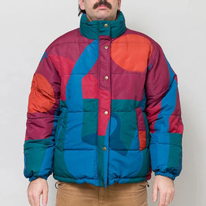 2026 Manufacturer Custom Winter Thick Padded <b>Fleece</b> Jacket Stand Best Quality Reversible Windbreaker Polyester Zip Jacket Man - Product Image 1