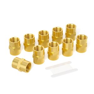 Raccord hexagonal en laiton NPT femelle 1/4'' haute pression pour plomberie et alimentation en eau - Product Image 4