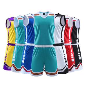 ชุดบาสเก็ตบอลขายส่งจากโรงงาน ชุดกีฬาคุณภาพสูง พิมพ์โลโก้และชื่อได้ตามสั่ง สำหรับผู้ชายและเยาวชน - Product Image 1