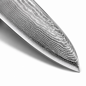 Couteau de chef professionnel de style japonais, lame en damas, manche personnalisé, couteau de cuisine, vente en gros, fournisseur OEM - Product Image 5