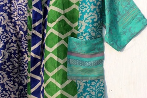 Handmade Crepe <b>Silk</b> <b>Kimono</b> Robe for Women Chic Summer Sleepwear Elegant Comfortable Chiffon Wrap - Product Image 6