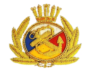 Meilleures ventes : Badges de blazer en bullion 3D brodés, à coudre, lavables, en tissu à séchage rapide, qualité supérieure, couleurs personnalisées, OEM - Product Image 6