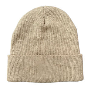 Factory Wholesale Plain Knit Beanie Hat Premium Quality Winter <b>Cap</b> for <b>Men</b> Women Daily Use 100% Acrylic Custom Logo Available - Product Image 5