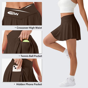 Mini-jupes crayon d'été décontractées et respirantes en Spandex/Polyester de qualité supérieure pour femmes, idéales pour le sport et le streetwear - Product Image 4