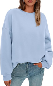 เสื้อสเวตเชิ้ตพิมพ์ลายโลโก้แฟชั่น ทรงโอเวอร์ไซส์ คอกลม สำหรับผู้หญิง - Product Image 6