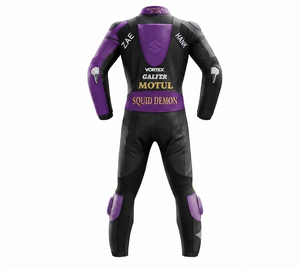 ชุดแข่งรถมอเตอร์ไซค์หนังพรีเมียมสั่งตัดพิเศษ MotoCP แบบชิ้นเดียว/ชุดขับขี่พร้อม Hump ระดับ 2 CE ผลิตตามขนาดที่สั่ง - Product Image 2