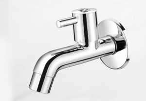 Durable Brass Long Body Bibcock Wall Mounted Water Tap Extended Reach Faucet for Garden Utility and <b>Kitchen</b> Use - Product Image 2