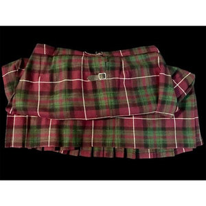 Falda Escocesa de Tartán 100% Lana con Cierre de Hebilla para Mujer, Kilt Tradicional Escocés, Venta al Por Mayor de Fábrica - Product Image 4